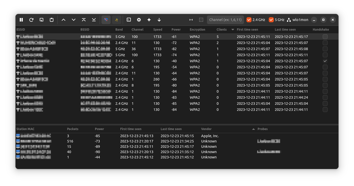 Airgorah – WiFi security auditing software