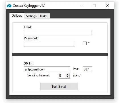 Costex Keylogger v1.1 Analysis