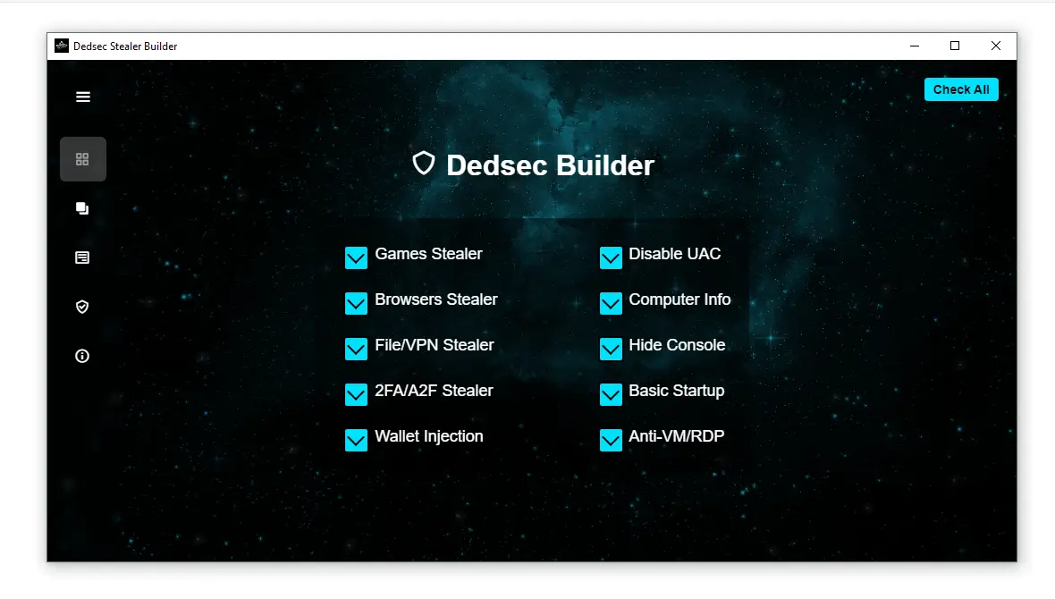 Dedsec Stealer analysis
