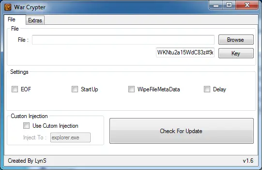 War Crypter 1.6 fud tool