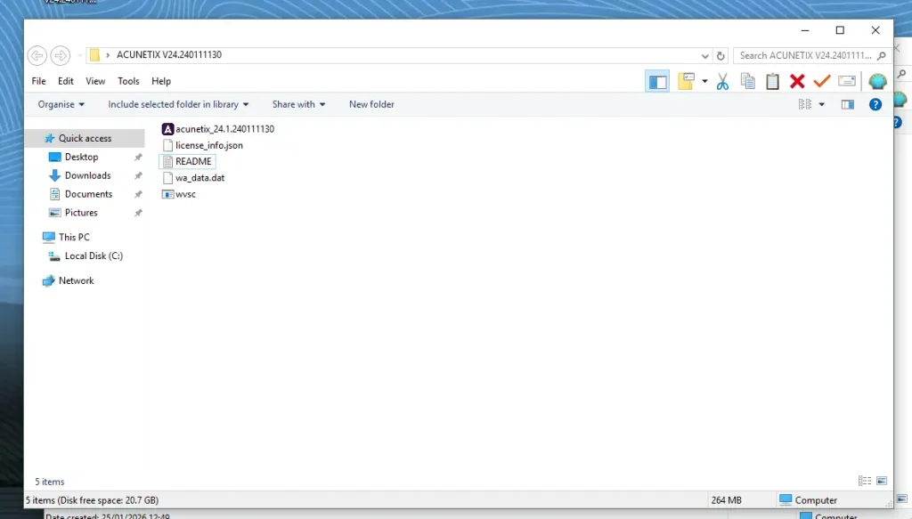 Acunetix Web Vulnerability Scanner V 24.2