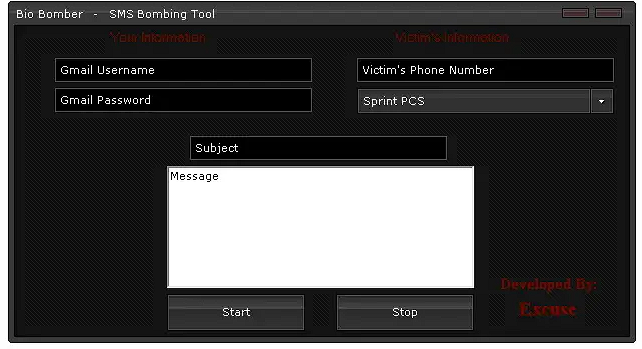 SMS Bombing Tools 2025 spammer tool ddos analysis