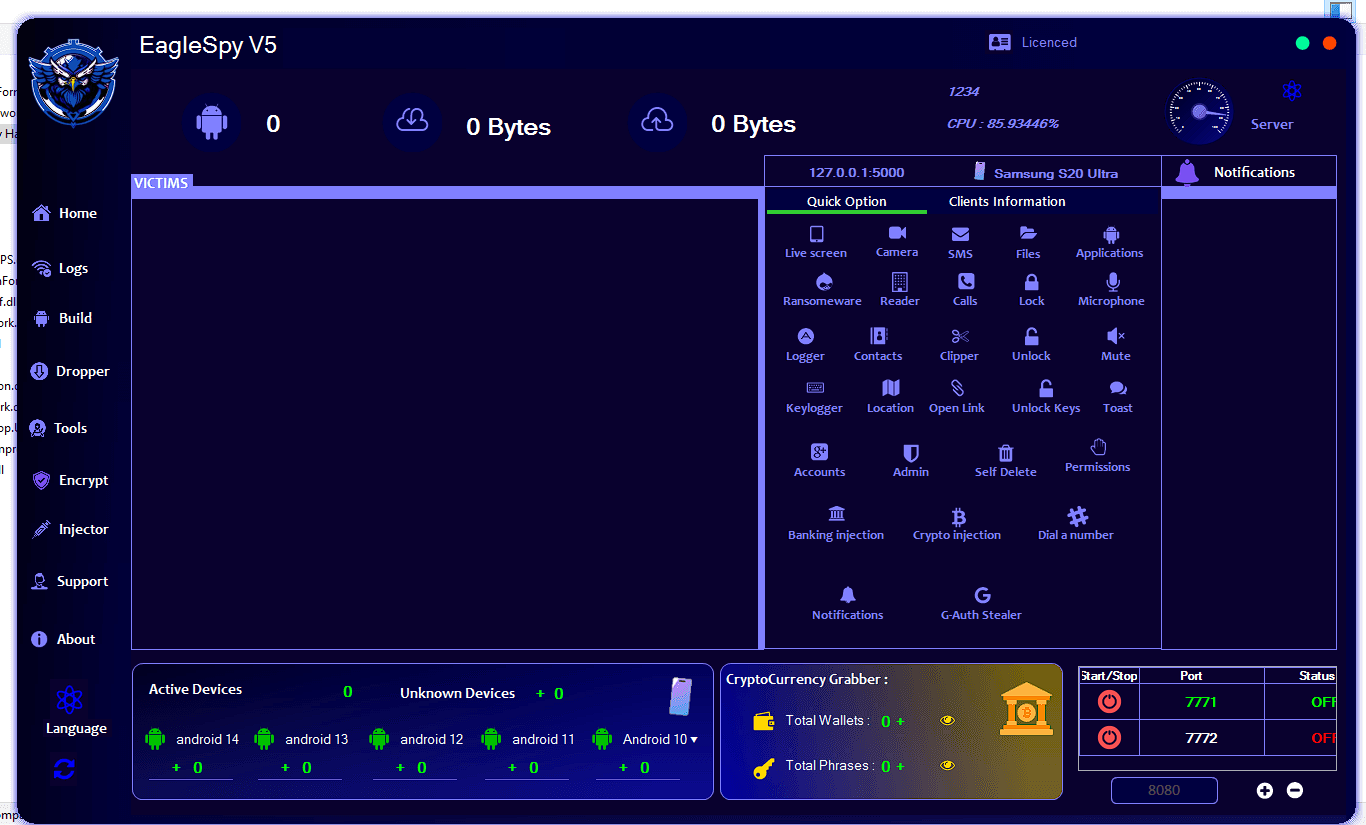 EagleSpy V5 Cracked Analysis